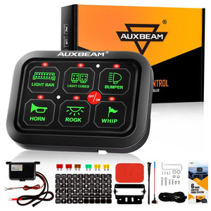Single Series 6/8 Gang LED Switch Panel,Off Road Light Controller - Dunes 2 Dezert SXS