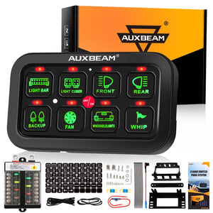 Single Series 6/8 Gang LED Switch Panel,Off Road Light Controller - Dunes 2 Dezert SXS