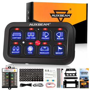 Single Series 6/8 Gang LED Switch Panel,Off Road Light Controller - Dunes 2 Dezert SXS