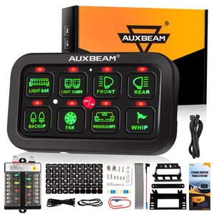 Single Series 6/8 Gang LED Switch Panel,Off Road Light Controller - Dunes 2 Dezert SXS