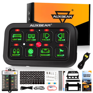 Single Series 6/8 Gang LED Switch Panel,Off Road Light Controller - Dunes 2 Dezert SXS