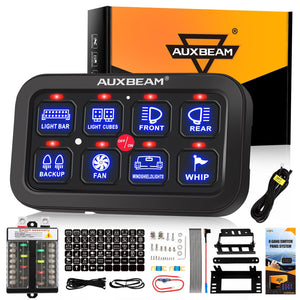 Single Series 6/8 Gang LED Switch Panel,Off Road Light Controller - Dunes 2 Dezert SXS