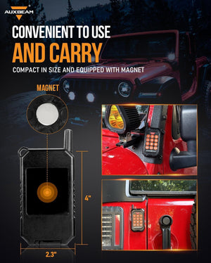 AC Series 8/12 Gang RGB Switch Panel with APP&Remote Control, Toggle/ Momentary/ Pulsed Mode Supported - Dunes 2 Dezert SXS