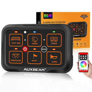 AR Series 6/8 Gang LED Switch Panel,Off Road Light Controller - Dunes 2 Dezert SXS