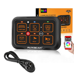 AR Series 6/8 Gang LED Switch Panel,Off Road Light Controller - Dunes 2 Dezert SXS