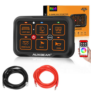 AR Series 6/8 Gang LED Switch Panel,Off Road Light Controller - Dunes 2 Dezert SXS
