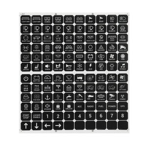 120 Universal Stickers for Switch Panel - Dunes 2 Dezert SXS