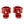 3FT/4FT LED RGB Whip Lights with Bluetooth/ Remote Controlled & Red Universal Flagpole Light Mount  for all UTVs with 1.75