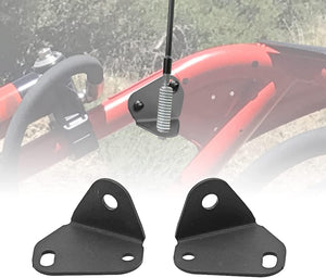 3FT/4FT LED RGB Whip Lights & Rear Pillar Flagpole Light Brackets Combo for Can-Am Maverick X3 2017 2018 2019 2020 2021 - Dunes 2 Dezert SXS