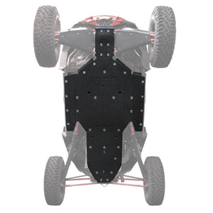 Polaris RZR XP Turbo S UHMW Skid Plate - Dunes 2 Dezert SXS