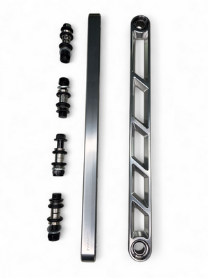 Elektric Off Road clear anodized billet rear sway bar links for Can-Am Maverick R - product photo 4