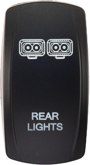 Rear lights rocker switch cover compatible with Contura V switch bodies, works with XTC, sPod, Daystar systems, rocker only