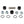 All Balls Racing upper A-arm bushing kit for 2017+ Polaris RZR and General