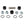 All Balls Racing upper A-arm bushing kit for 2017+ Polaris RZR – alternate view