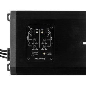 DS18 4-Channel Class-D Amp Full-Range 4 x 250 Watts RMS at4 ohm IP67 Waterproof Rating