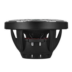 DS18 Hybrid Marine Speaker w/ Driver And RGB LEDs 8in 2-Way 350 Watts RMS 4 ohm Black w/ Covers