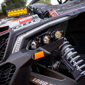 Baja Designs Can-Am X3 Headlight Kit S1 Spot W/C Headlight Kit - Dunes 2 Dezert SXS