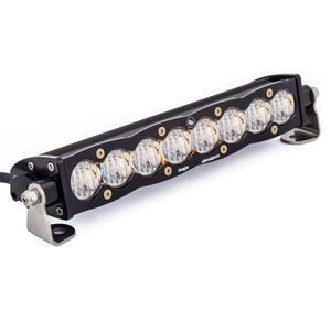 Baja Designs S8 Straight LED Light Bar Clear Wide Cornering 10" - Dunes 2 Dezert SXS