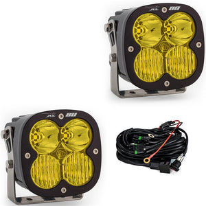 Baja Designs XL80 LED Auxiliary Light Pod Pair Amber Driving/Combo - Dunes 2 Dezert SXS