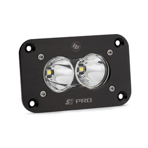 Baja Designs S2 Pro Flush Mount Auxiliary LED Light Pods - Dunes 2 Dezert SXS