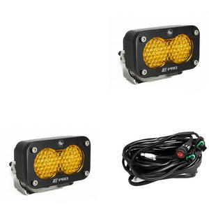 Baja Designs S2 Pro Pair Amber Work/Scene - Dunes 2 Dezert SXS