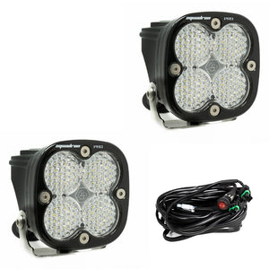 Baja Designs Squadron Pro LED Auxiliary Light Pod Pair Clear Work/Scene - Dunes 2 Dezert SXS