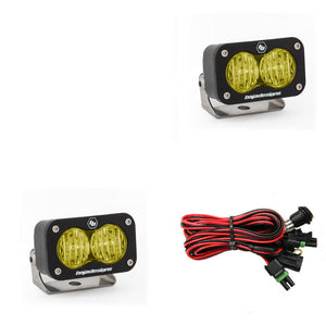 Baja Designs S2 Sport Pair - Amber Wide Cornering - Dunes 2 Dezert SXS