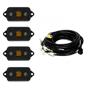 Baja Designs Rock Light Kit - amber - Dunes 2 Dezert SXS