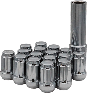 16/Pk 12mmx1.25 Tapered Lug Lug Nuts 17mm Head