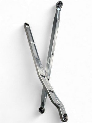 Elektric Off Road billet high clearance radius rods for Polaris RZR Pro R Pro S Turbo R - clear finish