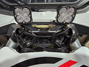 Elektric Off Road black billet upper shock mount brace with light mount for Can-Am Maverick X3 - product photo 2