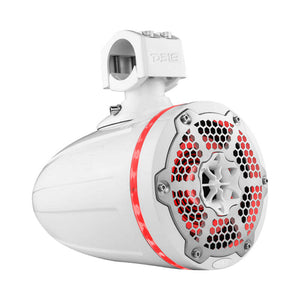 DS18 Tower Speakers 6.5in 1in Driver 150 Watts RMS w/ RGB LED Lights White
