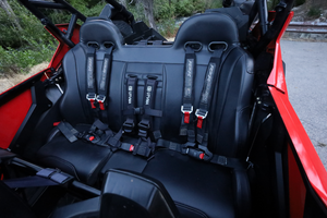 RZR Pro R Rear Bench Seat w/ Harnesses (2025+) - Dunes 2 Dezert SXS