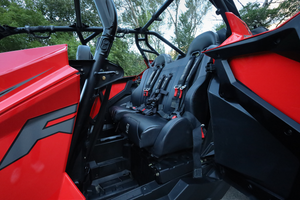 RZR 4 PRO Rear Bench Seat w/ Harnesses - Dunes 2 Dezert SXS