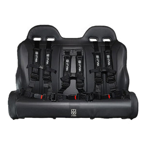 Commander Max Rear Bench Seat w/ Harnesses - Dunes 2 Dezert SXS