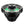 DS18 Hybrid Marine Speaker w/ Driver And RGB LEDs 10in 2-Way 450 Watts RMS 4 ohm Black w/ Cover