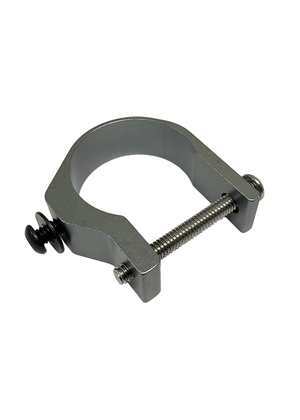 Grey anodized billet aluminum clamps with stainless hardware for UTV roll cages in 1.75", 1.87", and 2.0" sizes