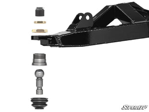 Single Keller chromoly ball joint for the Honda Talon, angled view