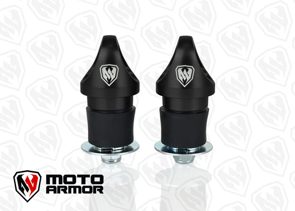 Moto Armor Billet Turn Lock Anchors for Polaris RZR – Anodized aluminum with rubber expansion fit
