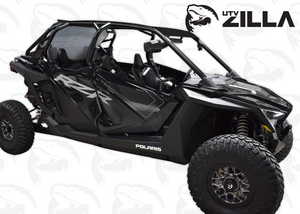 Powder-coated aluminum roof for Polaris RZR PRO XP 4 and Turbo R4 with spoiler and drip edge by UTVZILLA