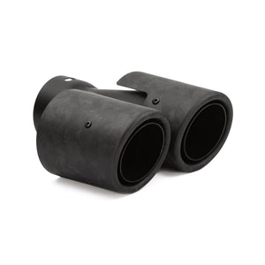 RPM Carbon Dual Exhaust Tips – Polaris Pro R Mufflers - Dunes 2 Dezert SXS