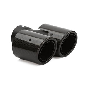 RPM Carbon Dual Exhaust Tips – Polaris Pro R Mufflers - Dunes 2 Dezert SXS