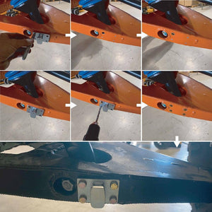 AGM Bolt-On Jack Points no-weld lift point, image 4 of 5