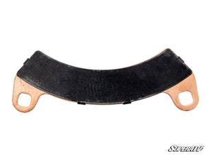 SuperATV Polaris Xpedition sintered brake pads steel backing plate detail view