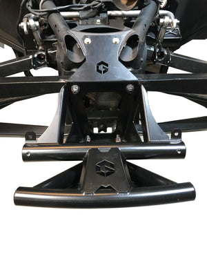 Can-Am X3 Geiser bulkhead top view with suspension mounting points