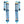 King Shocks 18+ RZR-XP Turbo S 3.0 Rear Internal Bypass Piggyback Coilover w/ Finned Res & Adjuster