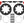 Wilwood 2014+ Polaris RZR XP 1000 Front Kit 11.25in Drilled - Red