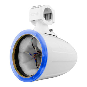 DS18 Marine And Powersports Towers Speakers Not Included 6.5in RGB LED Lights White