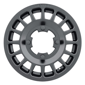 Method 407 Bead Grip Matte Black UTV Wheel with multi-spoke rally design, lightweight cut hub, and 1600 lb load rating for off-road performance.