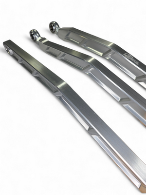 Elektric Off Road clear anodized high clearance billet radius rods for 72-inch Can-Am Maverick X3 RS - product photo 6